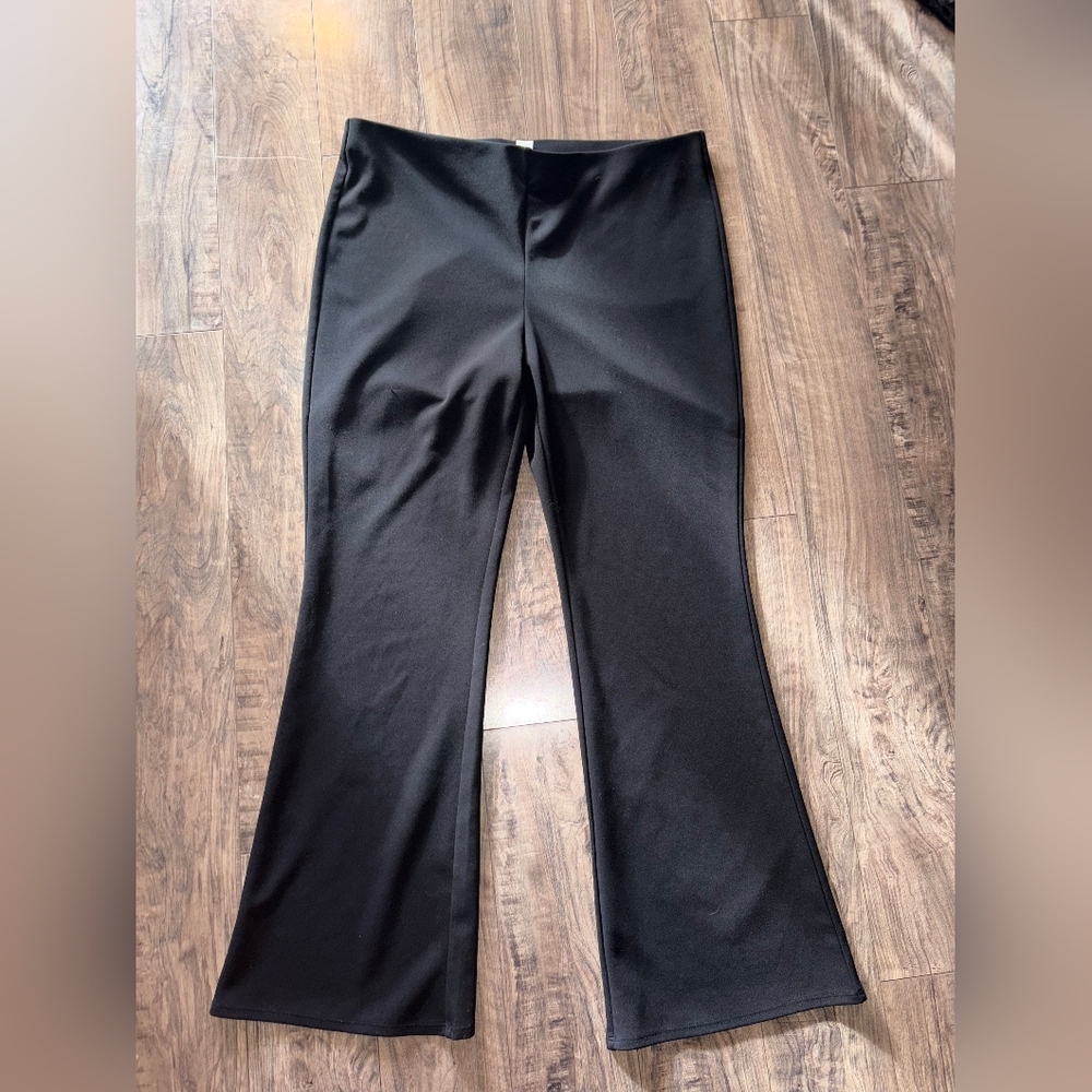H&M Black Wide Leg Trousers